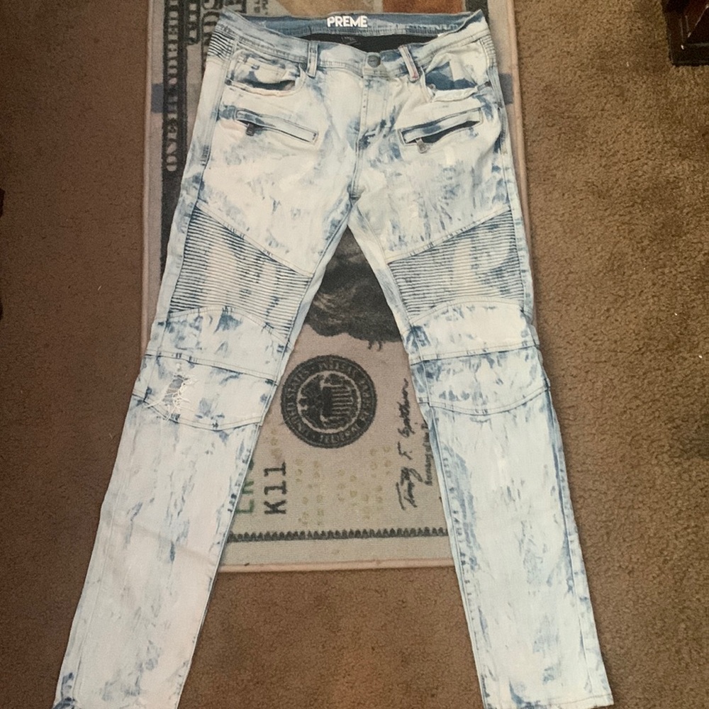 Preme skinny jeans size 34W 33L